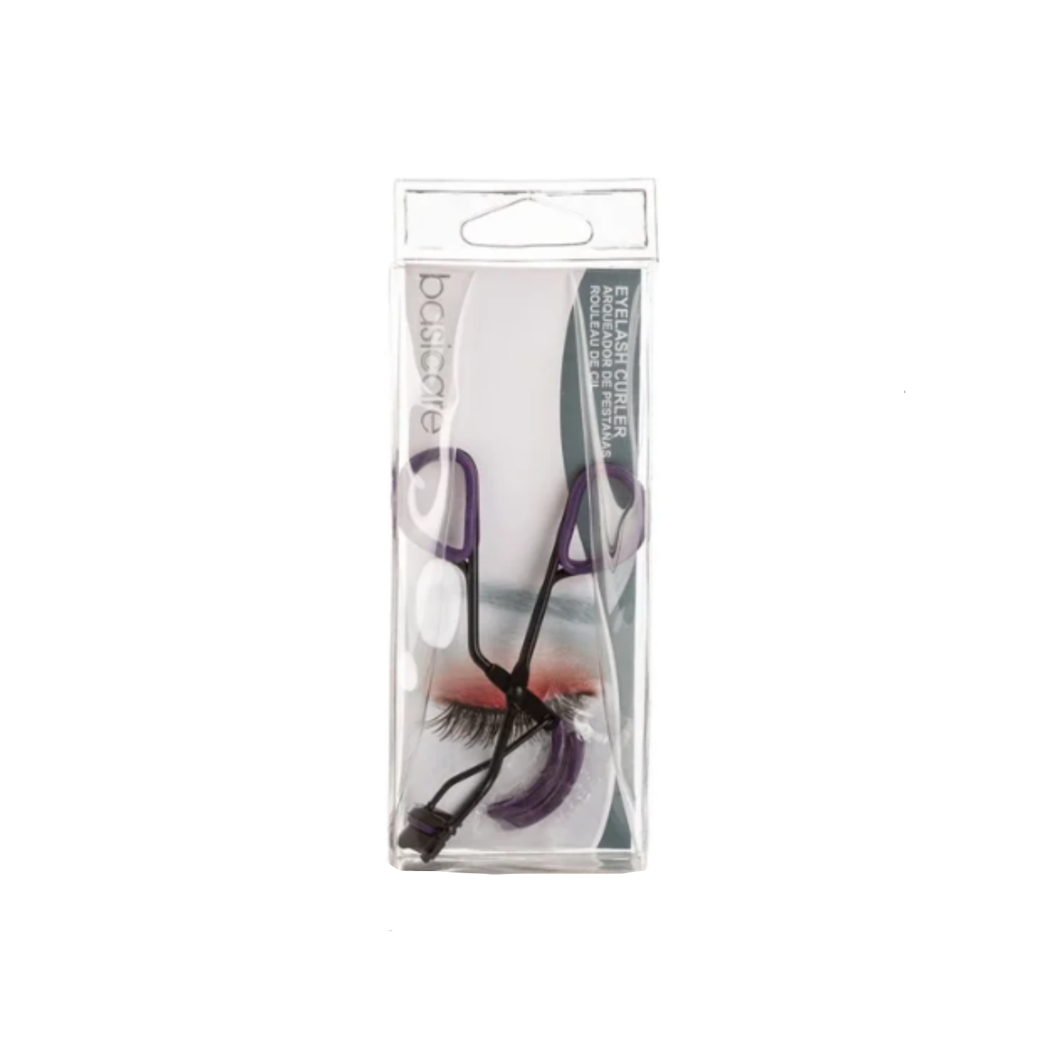 BASICARE EYELASH CURLER, 2 SPARE PADS
