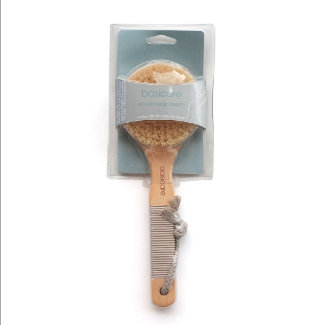 BASICARE Бие угаагч модон WOODEN BODY BRUSH