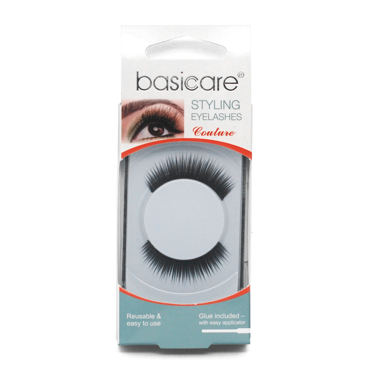 BASICARE COUTURE STYLING EYELASHES WITH GLUE