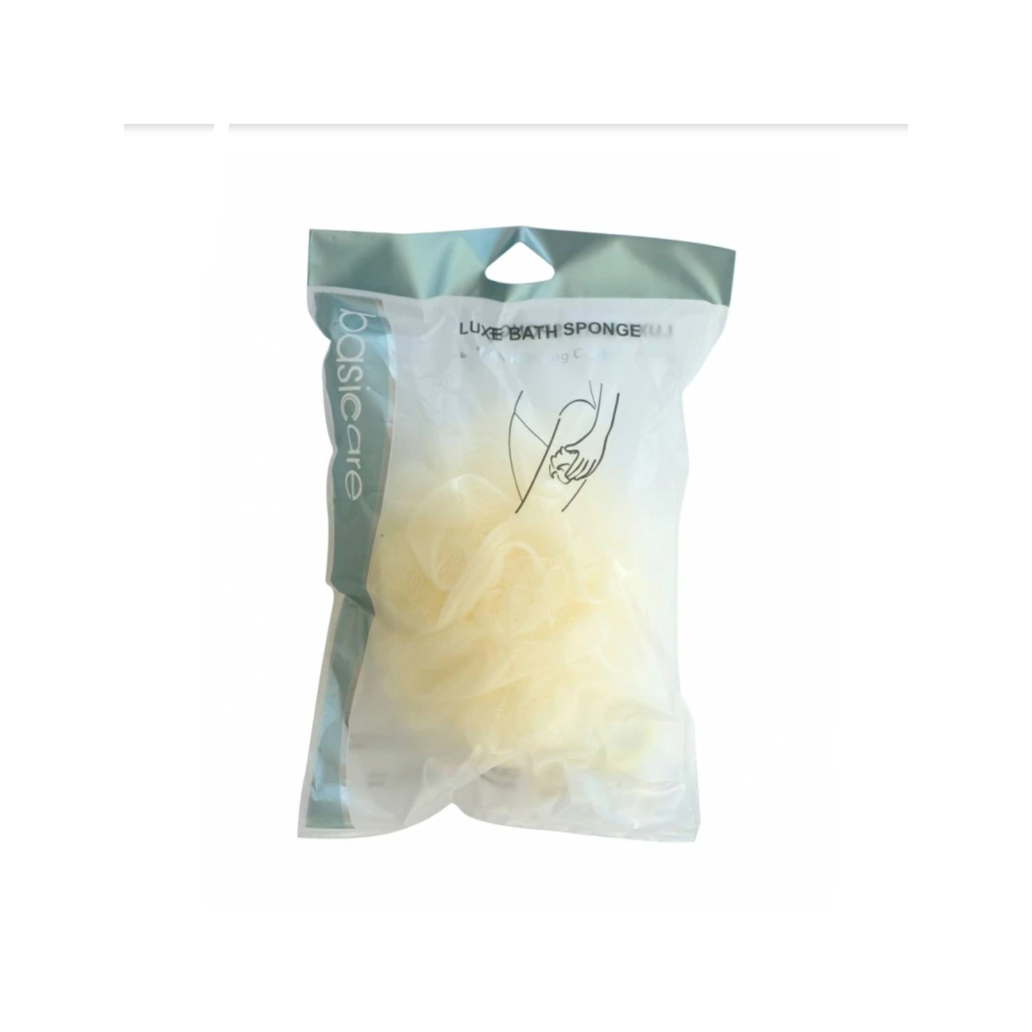 BASICARE Бие угаагч LUXE BATH SPONGE -BEIGE