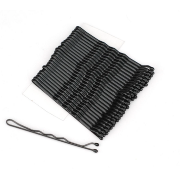 BASICARE Үсний хавчаар ANTIMICROBIAL BLACK BOBBY PINS SMALL 5CM - PACK OF 30