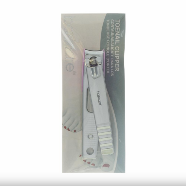 BASICARE Хөлний хумсны хутга TOENAIL CLIPPER -CONTOURED BLADES WITH LASER FILE & CATCHER