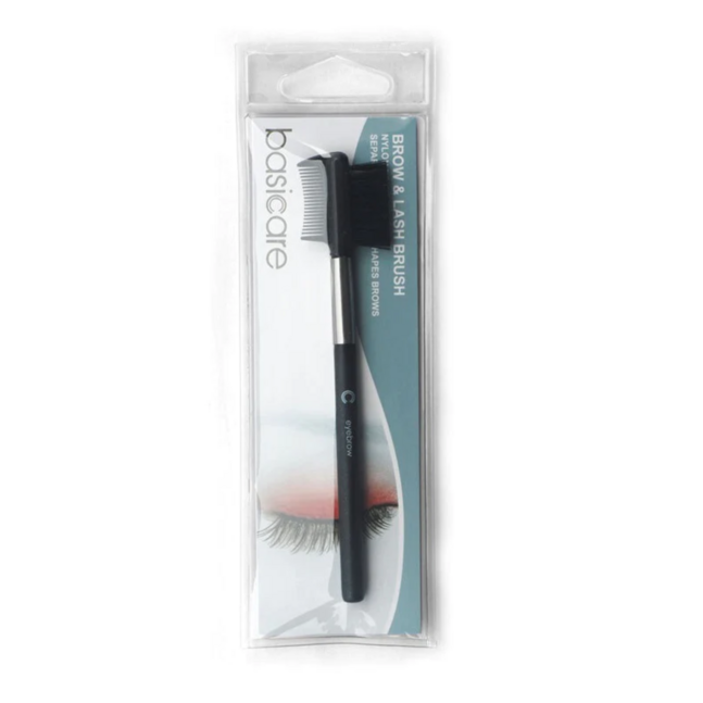 BASICARE BROW & LASH BRUSH,NYLON BRISTLES