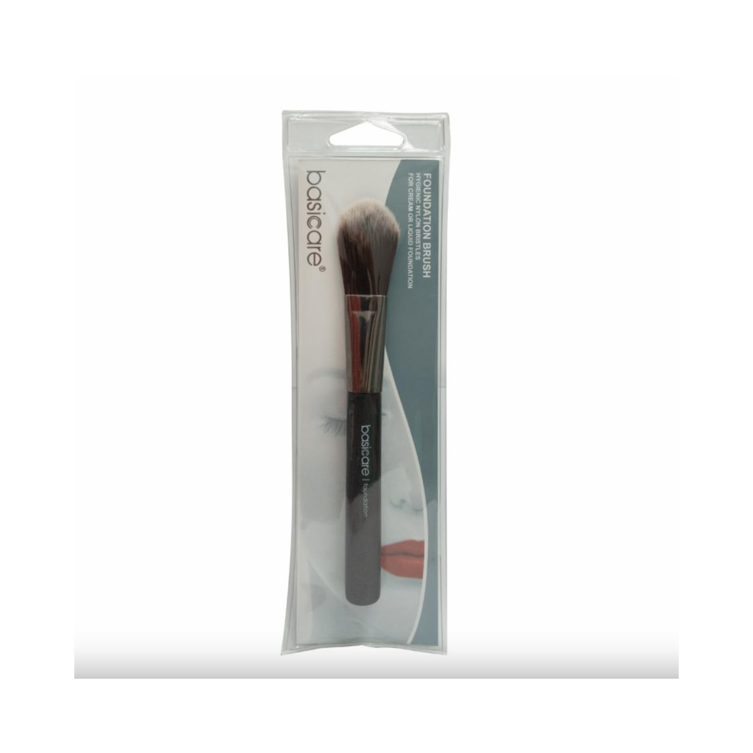 BASICARE FOUNDATION BRUSH, HYGIENIC NYLON BRISTLES