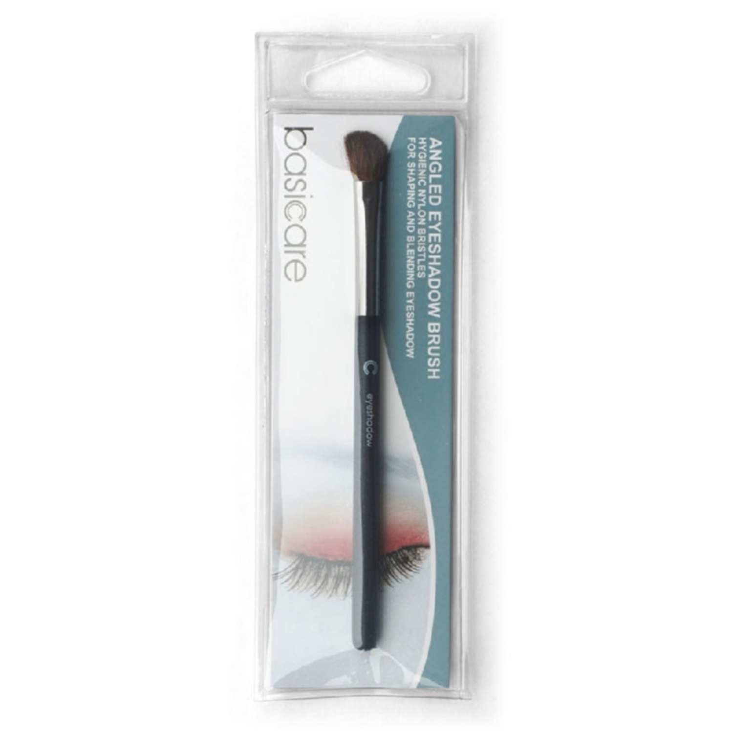 BASICARE ANGLED EYESHADOW BRUSH,PURE NATURAL BRISTLES