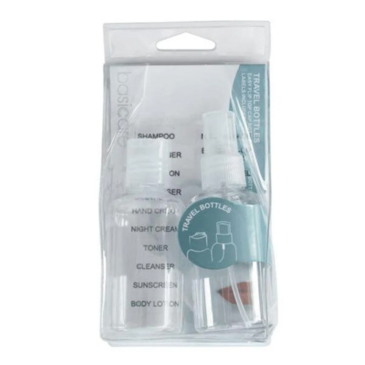 BASICARE Аяллын сав TRAVEL BOTTLES,80ML -PACK OF 2