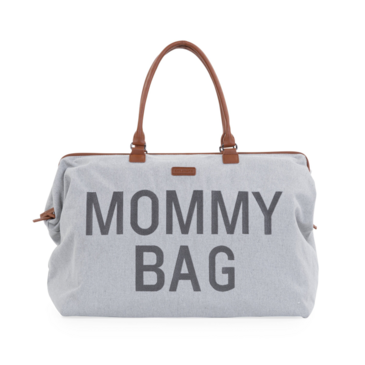 MOMMY BAG LARGE CANVAS GREY