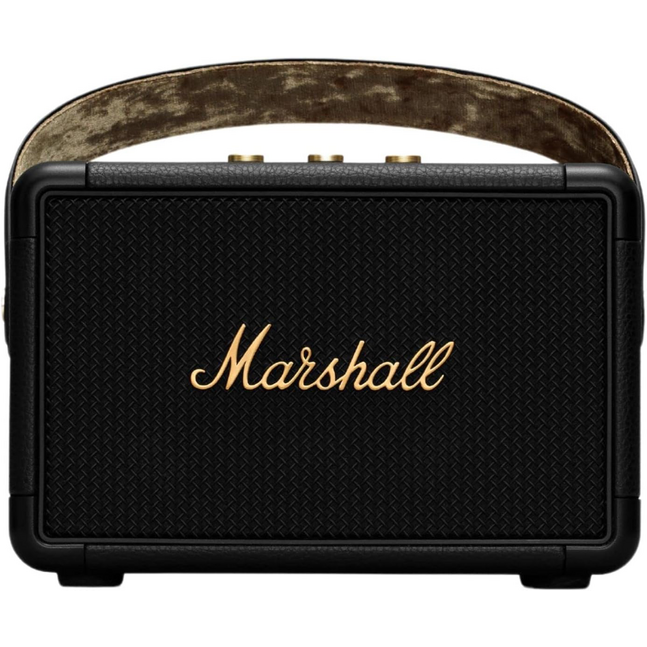 Marshall マーシャル キルバーン II Black & Brass Marshall Kilburn II Bluetooth Portable Speaker - Black & Brass
