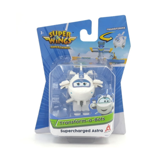 YW740054 SUPER WINGS Transform-a-Bots Supercharged Astra