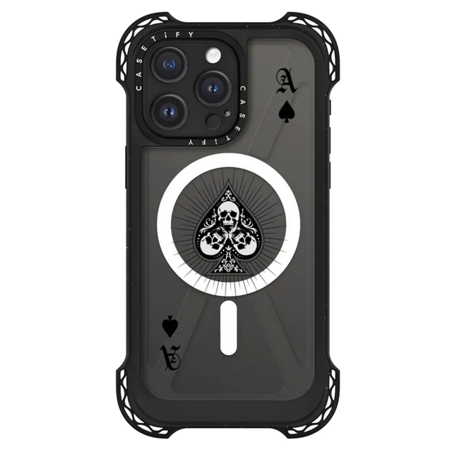iPhone 15 Pro Max Ultra Bounce Case MagSafe - Ace of Spades
