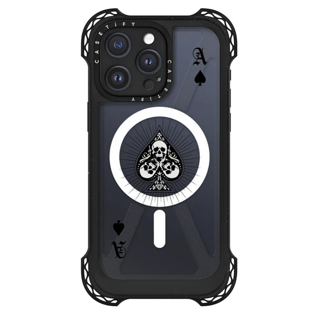 iPhone 15 Pro Max Ultra Bounce Case MagSafe - Ace of Spades