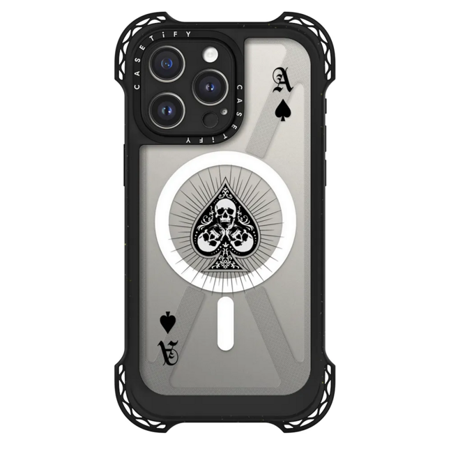 iPhone 15 Pro Max Ultra Bounce Case MagSafe - Ace of Spades