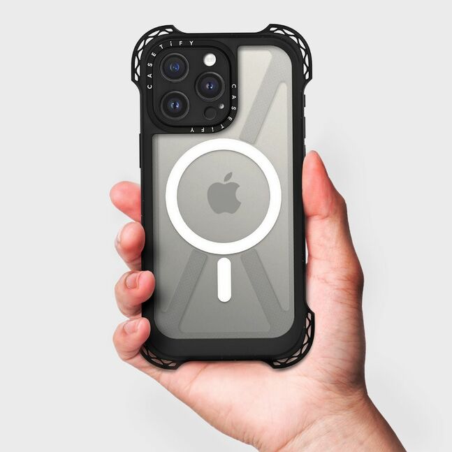 iPhone 15 Pro Max Ultra Bounce Case MagSafe - Label Sticker Design 2