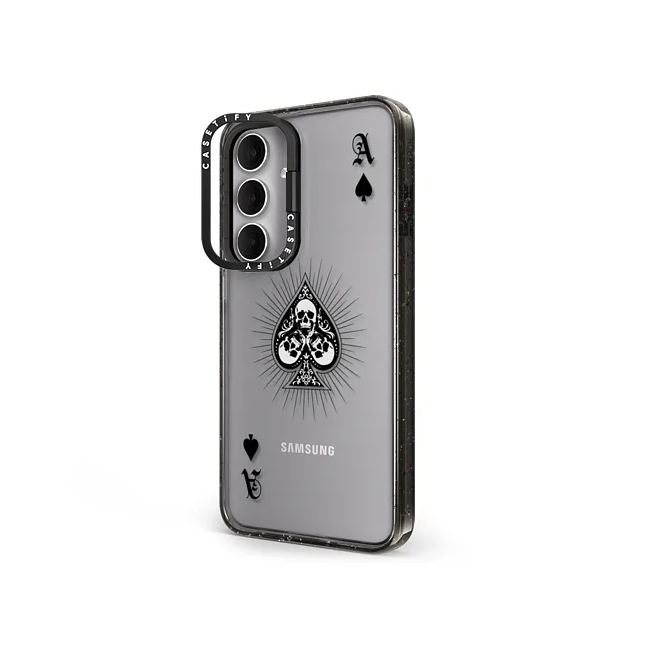 Galaxy S24 Plus Ring Stand Case - Ace of Spades