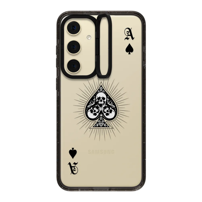 Galaxy S24 Plus Ring Stand Case - Ace of Spades
