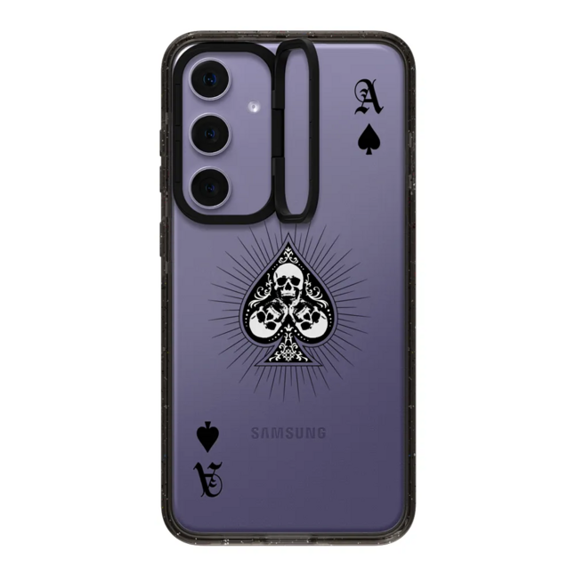 Galaxy S24 Plus Ring Stand Case - Ace of Spades