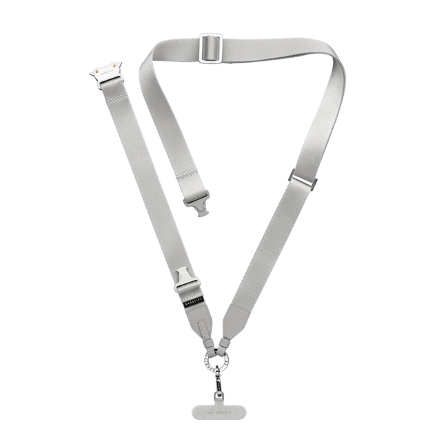 2-in-1 Utility Lanyard - Silver