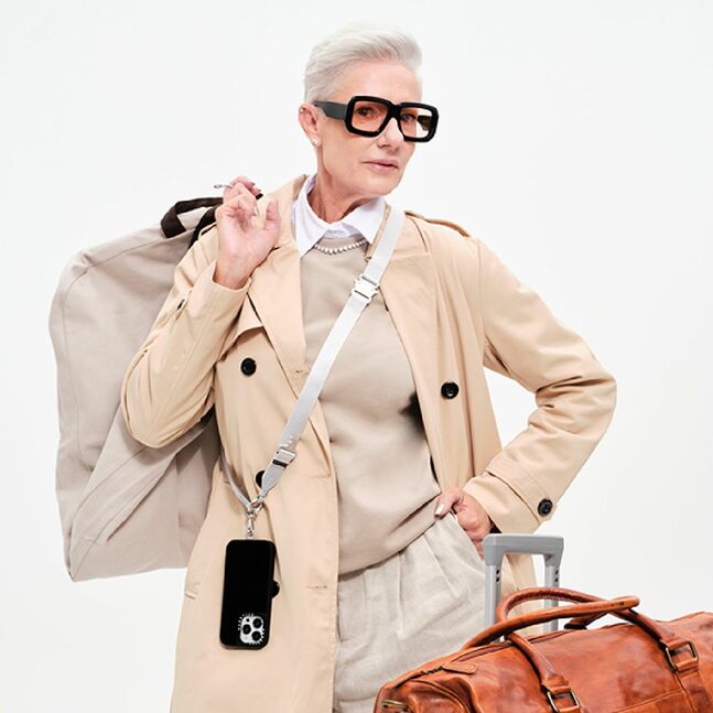 2-in-1 Utility Lanyard - Silver