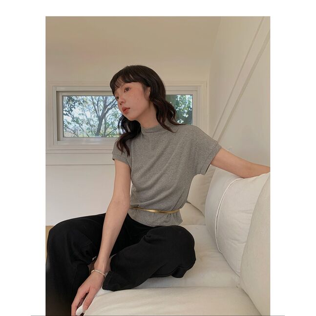 classic t shirt Gray