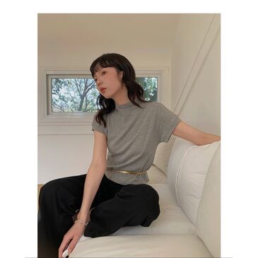 classic t shirt Gray