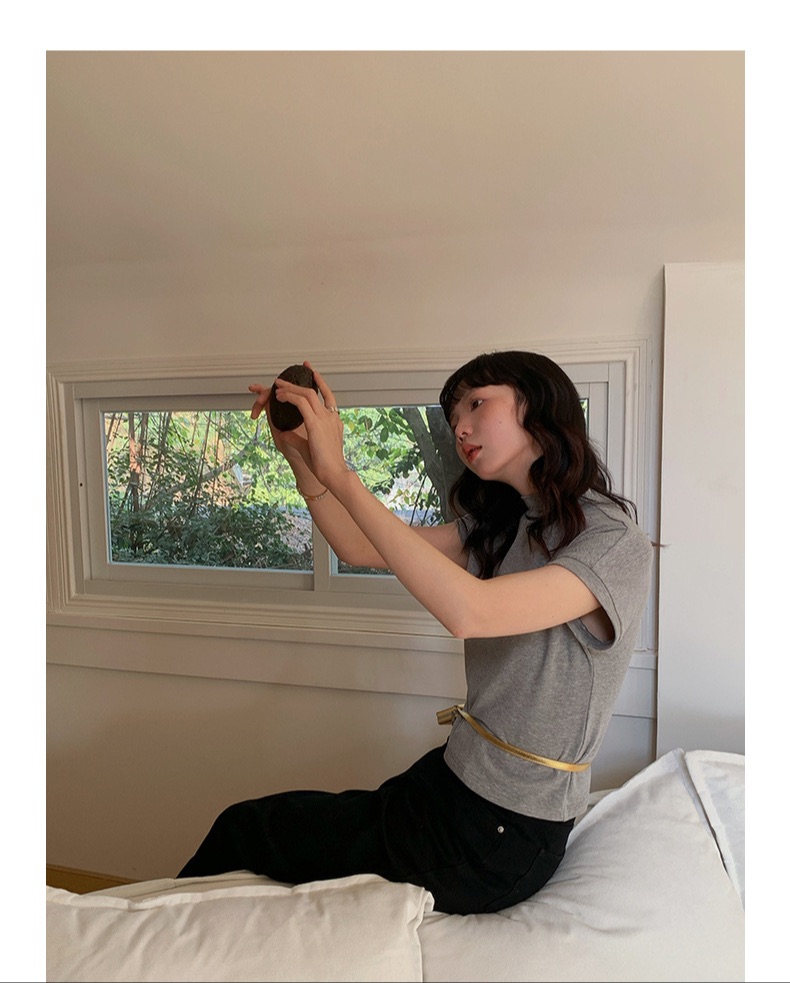 classic t shirt Gray