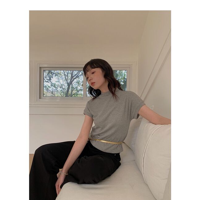 classic t shirt Gray