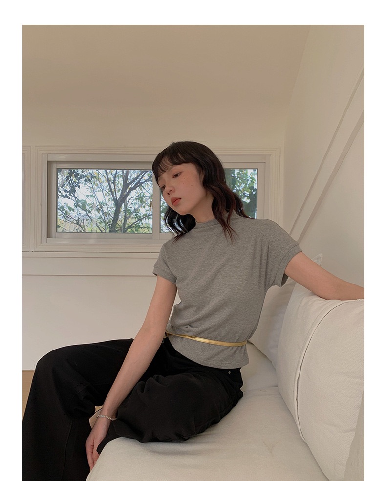 classic t shirt Gray