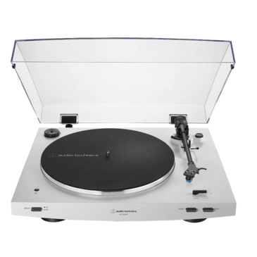 Audio-Technica AT-LP3XBT (WH) Fully Automatic Belt-Drive Turntable, White	