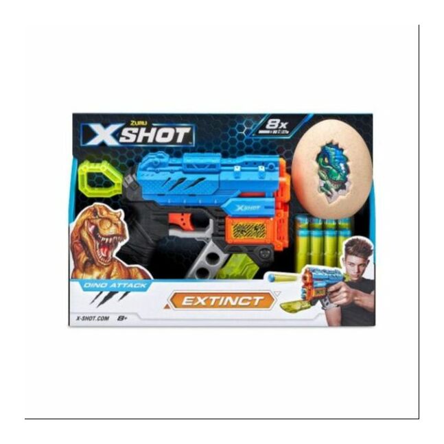 4870  X-SHOT-DINO ATTACK-Extinct(1Medium Egg,8Darts)