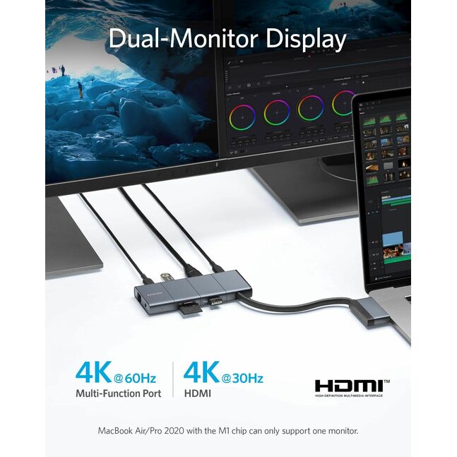 Anker PowerExpand USB-C Media Hub (9-in-2, for Macbook)