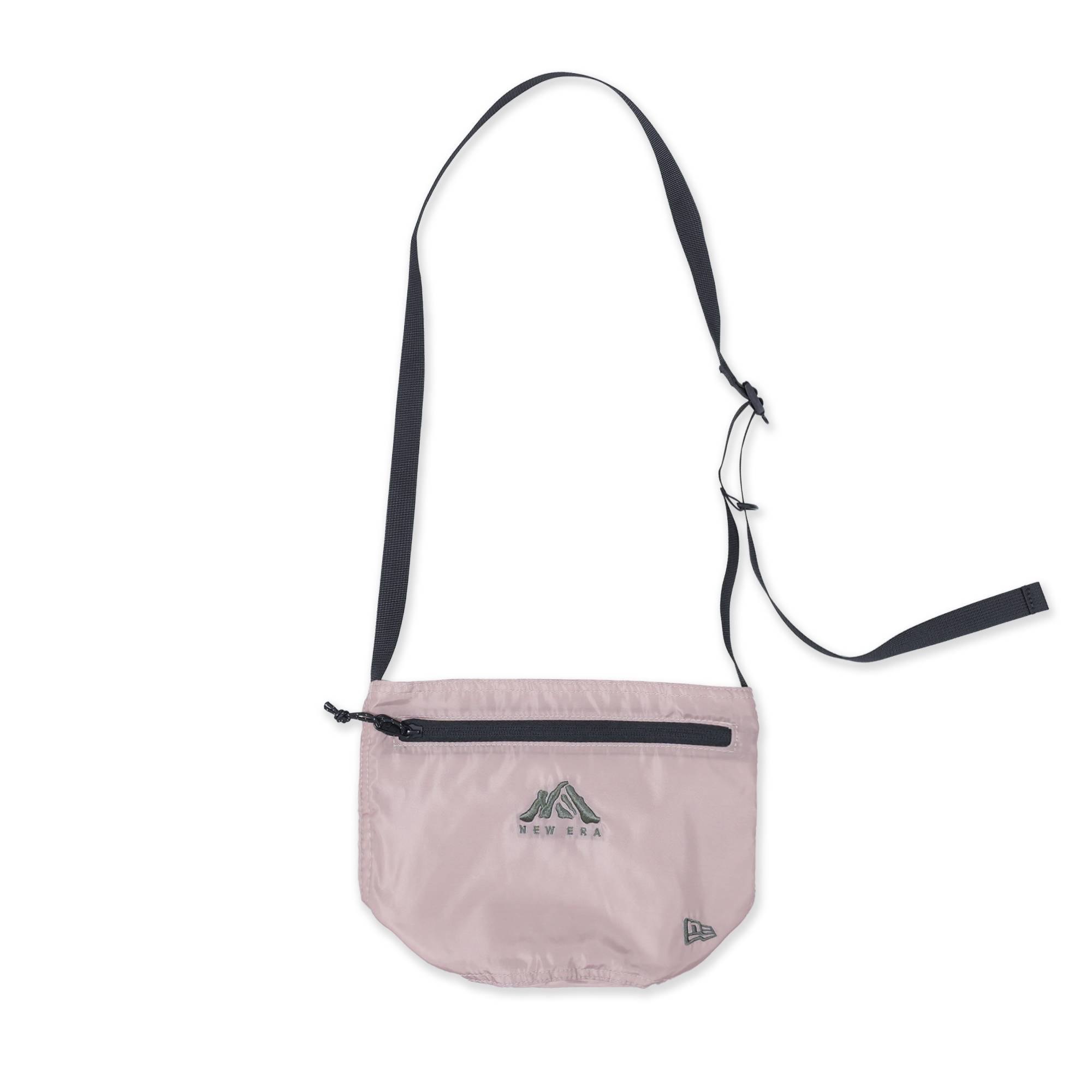 SHOULDER BAG NE MOUTAIN LOGO ASH BROWN