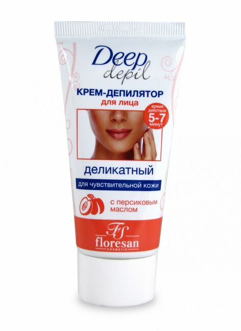 F-126 nozik depilator kremi D. yuz sochlarini olib tashlash 50 ml.