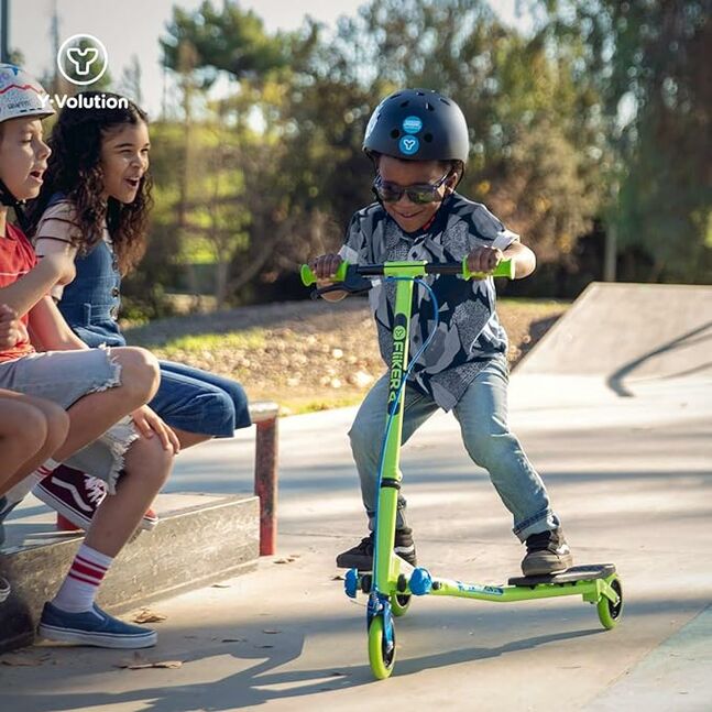 101056 YFliker A1 Air-3 дугуйт скүүтер(Ногоон) 5+ нас