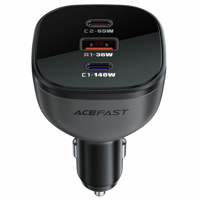ACEFAST 165W USB + Dual Type-C Car Charger Phone Fast Charging Adapter