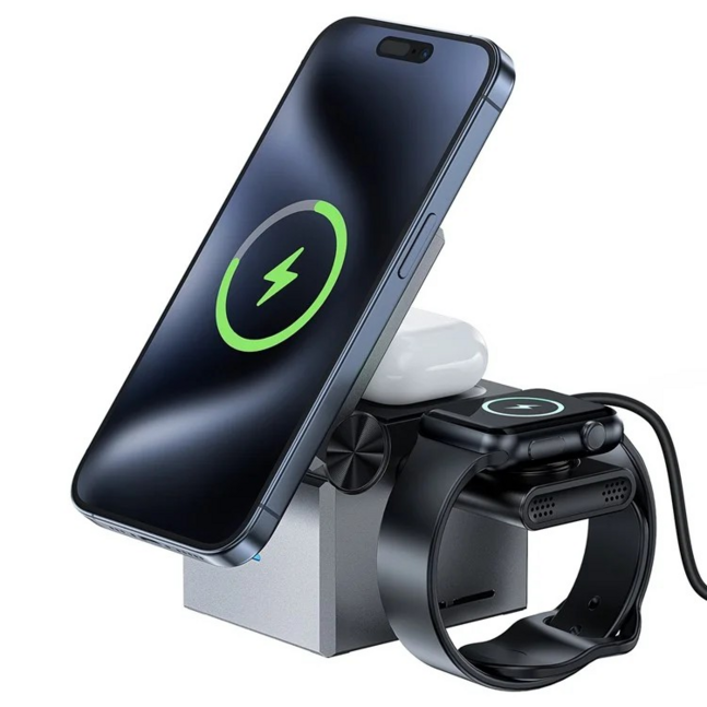 Acefast Rubik's Cube 3-in-1 wireless charging holder