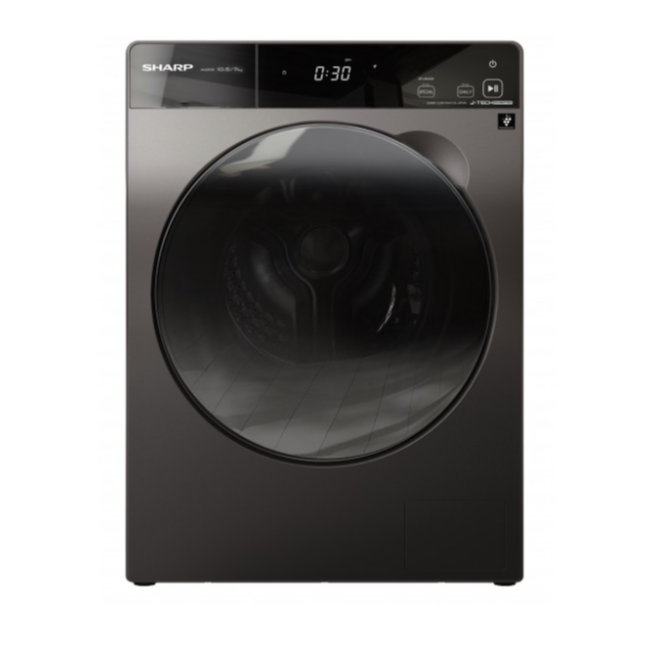 Sharp ESFK1054SMG 10.5kg. Саарал өнгөтэй бүрэн автомат угаалгын машин	