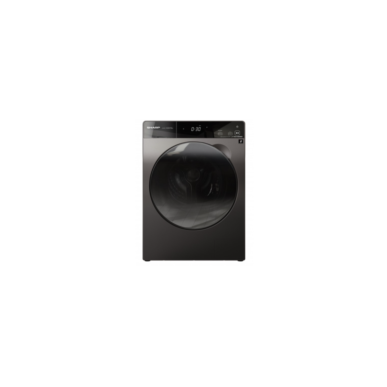 Sharp ESFK1054SMG 10.5kg. Саарал өнгөтэй бүрэн автомат угаалгын машин	