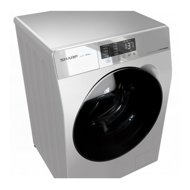 Sharp ESFK852EMW 8.5kg бүрэн автомат угаалгын машин саарал өнгөтэй,