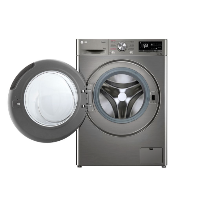 LG F2V5PS2S 8kg бүрэн автомат угаалгын машин, саарал	