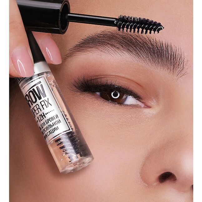 Brow SUPER FIX 12h, LUXVISAGE super kuch bilan ushlab turuvchi qosh jeli