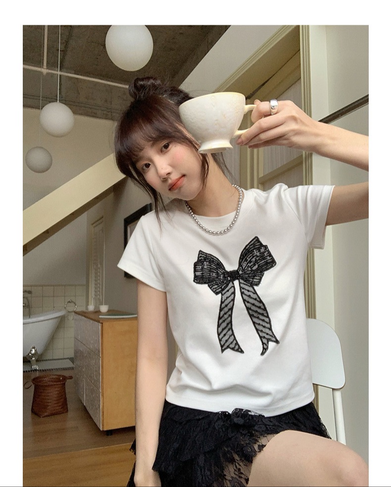 ribbon t shirt