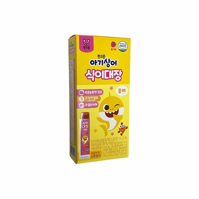 Pink Fong Baby Shark Гүзээлзгэний амттай желли 20г №1