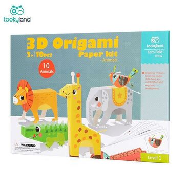 3D Origami Paper
Kit - Animals