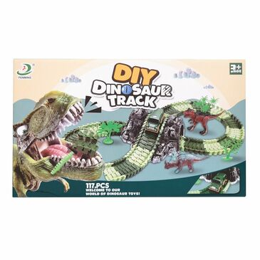 DIY dinosaur track