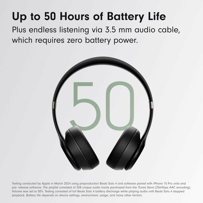 Beats Solo 4 - Matte Black