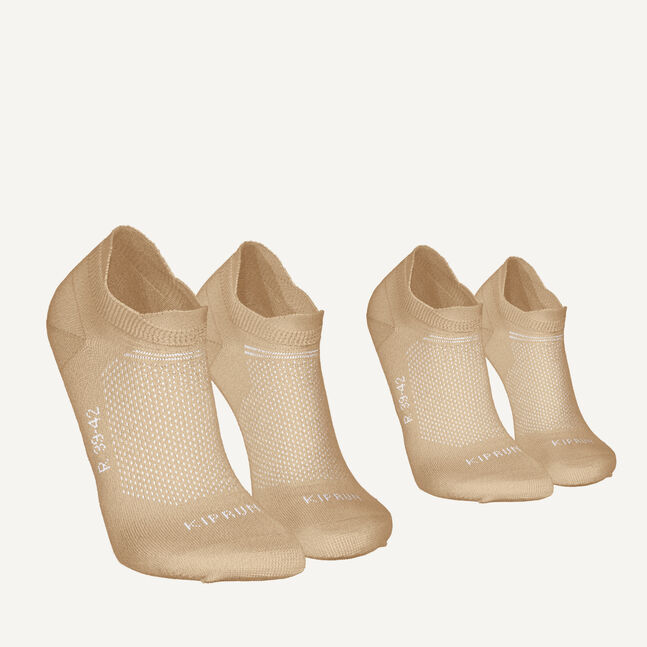 Тонкие носки-невидимки для бега run 500, 2 пары