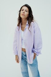 Zara purple shirt