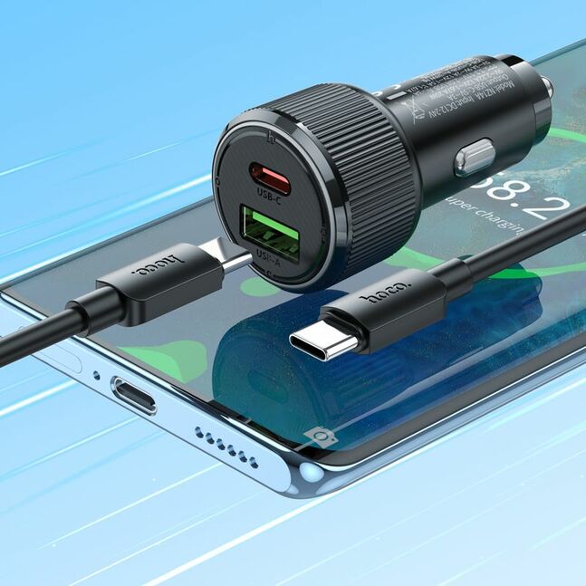 NZ14A Guerrero PD20W+QC3.0 car charger set Type-C