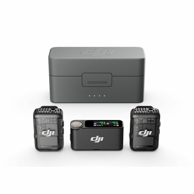 DJI MIC2 (2TX+1RX+Charging Case）