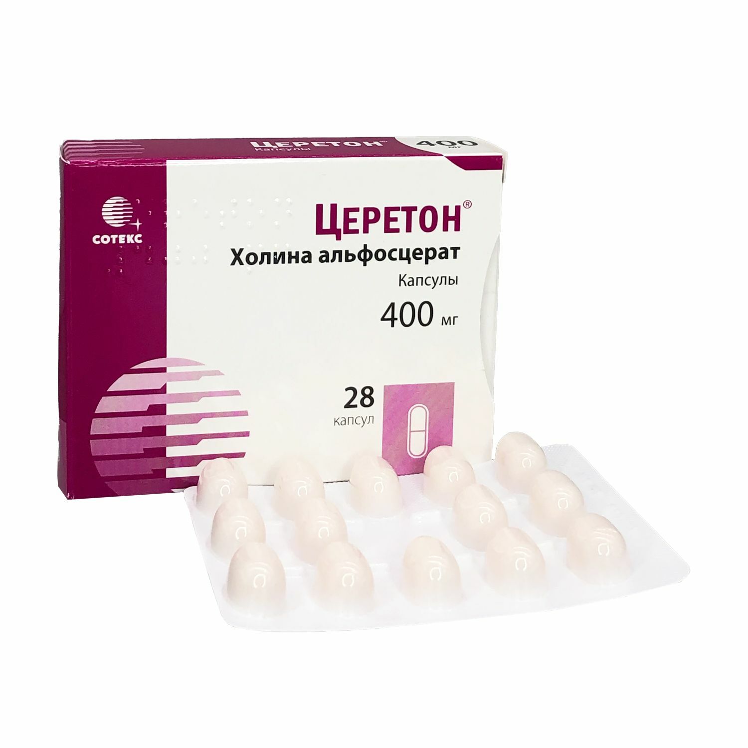 Церетон капс 400мг N28